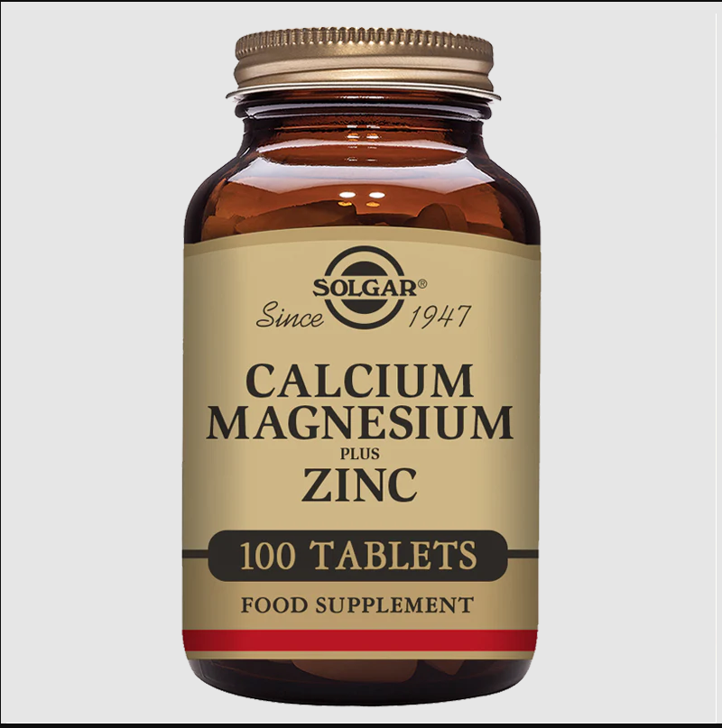 Solgar Calcium Magnesium plus Zinc 100 Tablets