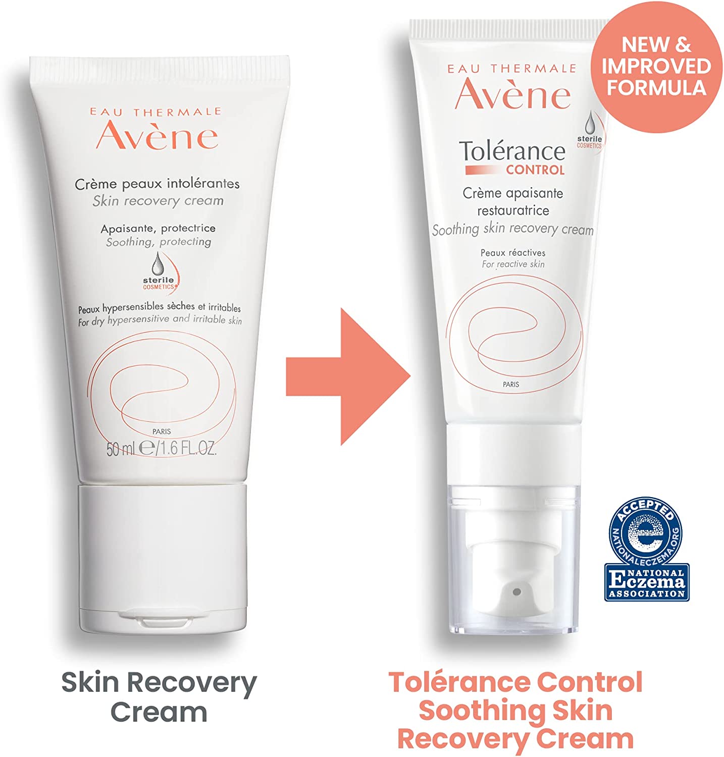 Avene Tolerance Control Soothing Skin Recovery Cream for Sensitive Skin 40ml