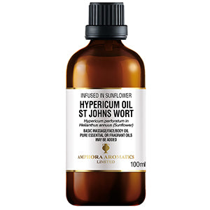 Amphora Aromatics St Johns Wort Hypericum Infused In sunflower 100ml