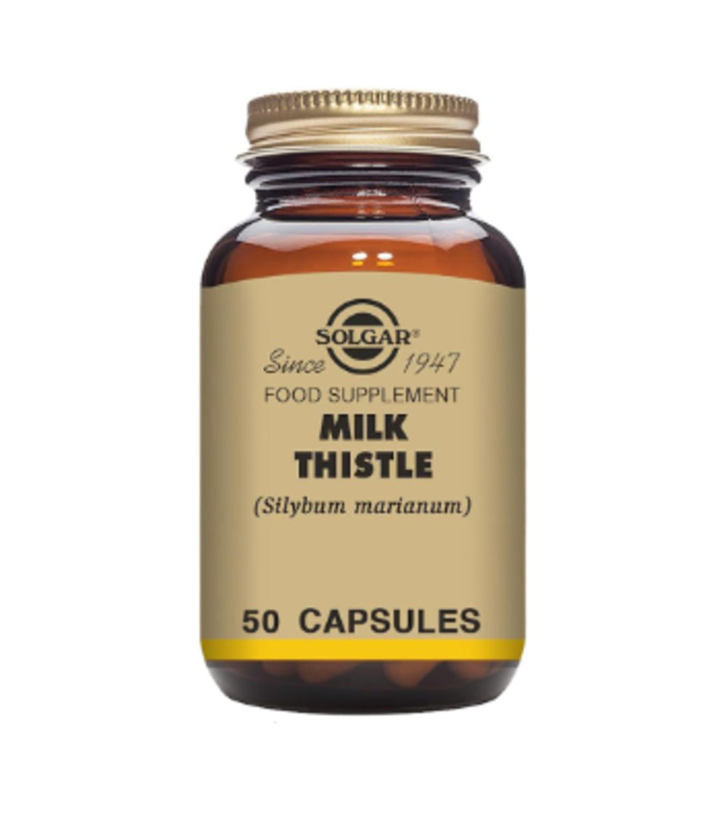 Solgar Milk Thistle Vegetable Capsules - Pack of 50