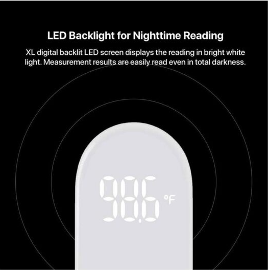 iHealth No-Touch Forehead Thermometer, Digital Infrared Thermometer for Adults and Kids, Touchless Baby Thermometer with 3 Ultra-sensitive Sensors(PT3)