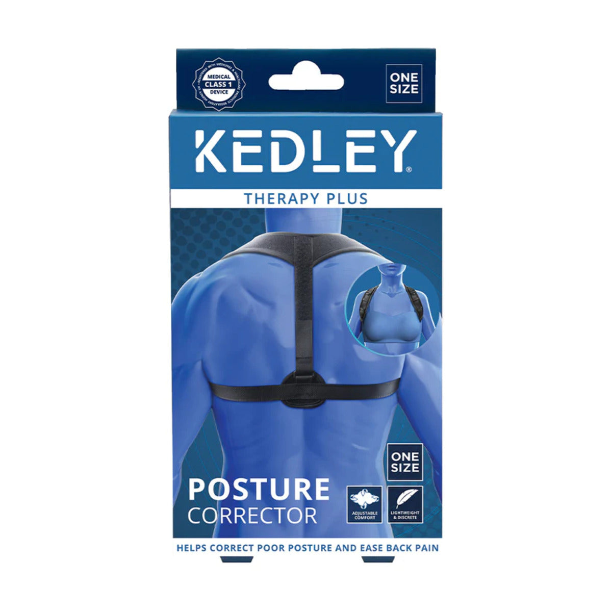 KEDLEY Posture Corrector for Men and Women | Adjustable Upper Back Brace for Clavicle Support