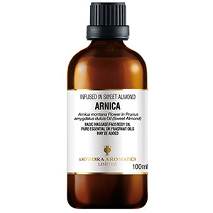 Amphora Aromatics Arnica Infused Oil Infused In Sweet Almond 100ml - Glass