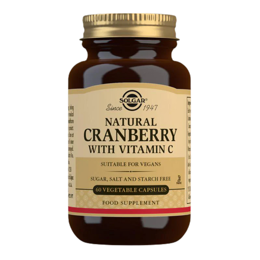 Natural Cranberry with Vitamin C Vegetable Capsules 60 packs