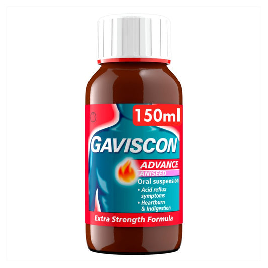 Gaviscon Advance aniseed Flavoured Suspension - 150ml