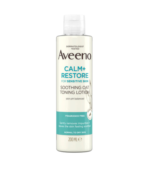 AVEENO CALM + RESTORE SOOTHING OAT TONING LOTION 200 ML