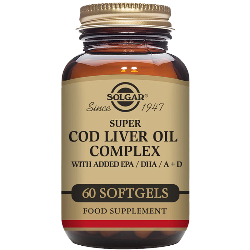 Solgar Super Cod Liver Oil Complex Soft gels - Pack of 60