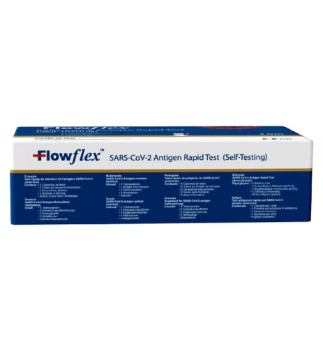 Flowflex Antigen Rapid Test Lateral Flow Self-Testing 5 Kits