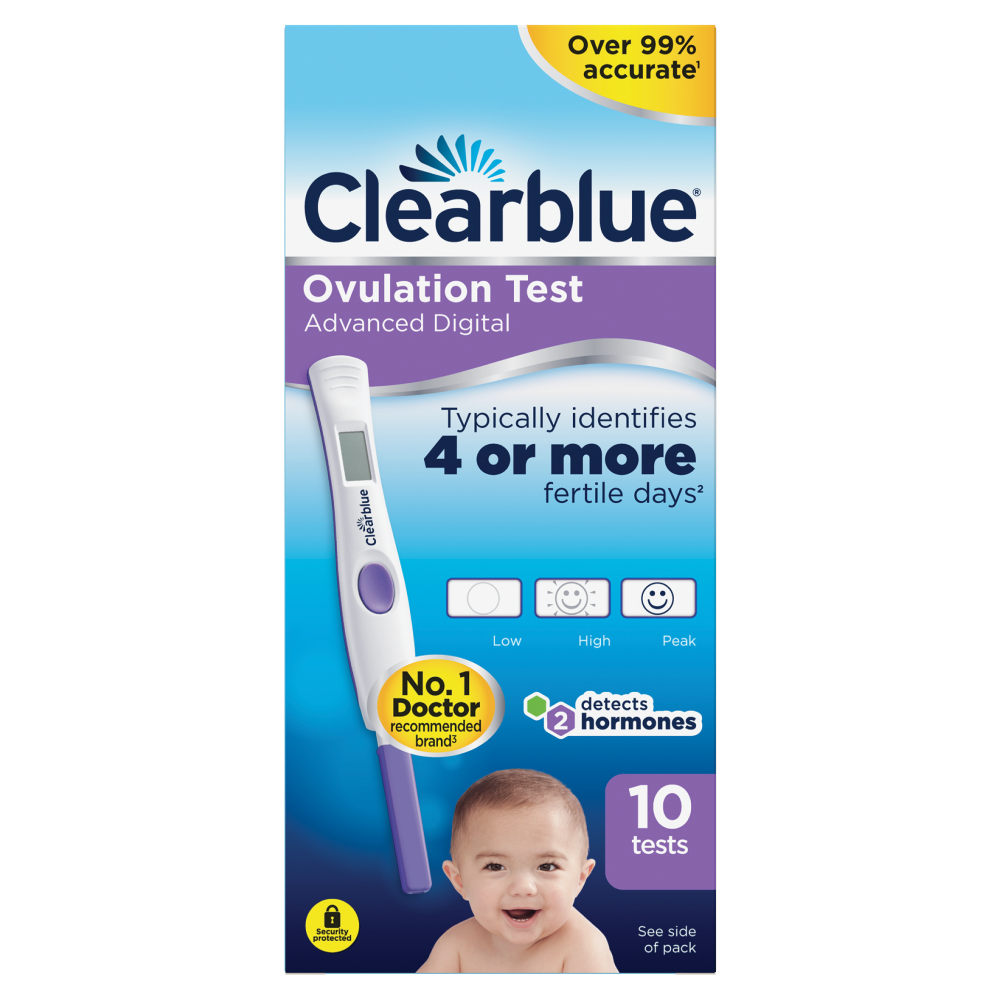 Clearblue Advanced Digital Ovulation Test - 10 tests