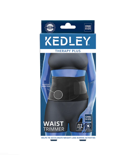 Kedley Waist Trimmer Slimming Belt for Men and Women, Advanced Caloric Burner, Adjustable Sauna Effect
