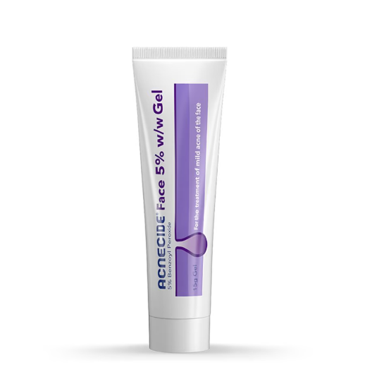Acnecide Face Gel Spot Treatment with 5% Benzoyl Peroxide