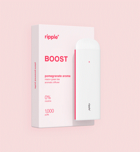 Ripple BOOST pomegranate aroma difffuser