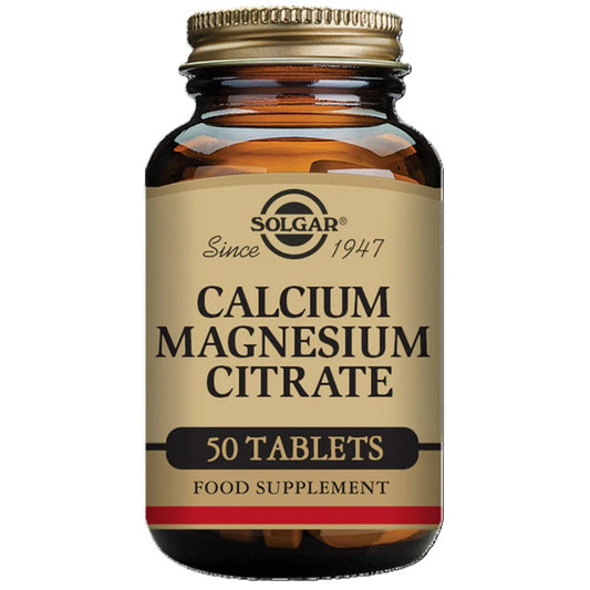 Solgar Calcium Magnesium Citrate 50 Tablets