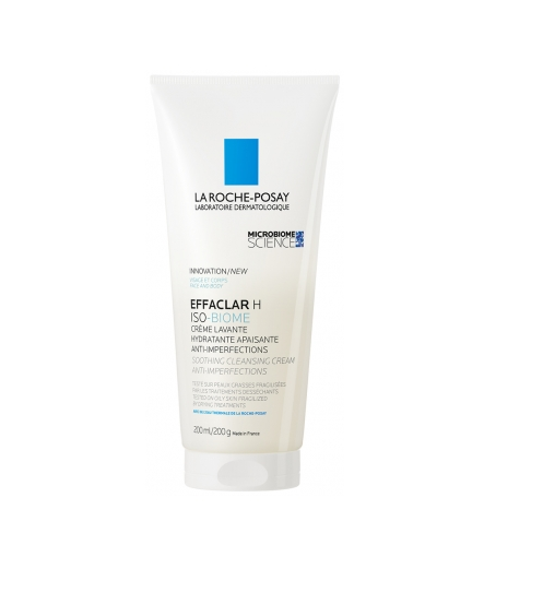 LA ROCHE-POSAY EFFACLAR H ISO-BIOME soothing cleansing cream for sensitive, skin 200ml