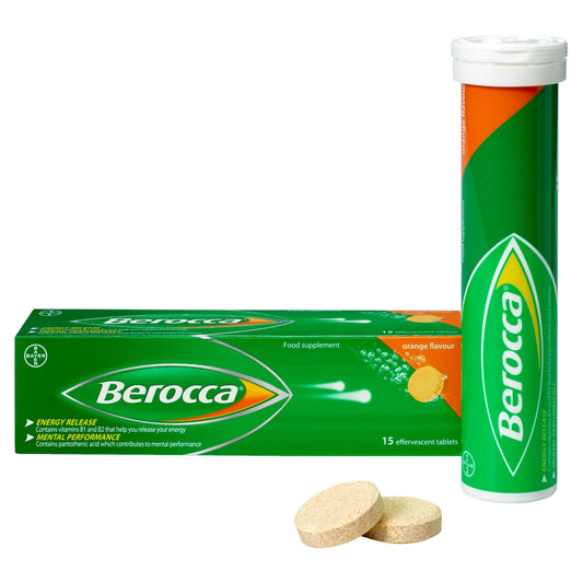Berocca Orange 15 Effervescent Tablets